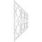 Ekena Millwork Set of Four Panels for 94 1/2"W x 36 1/4"H Lakewood Fretwork Wainscot Wall Paneling WPKP18X01X47LWD - alternate 2